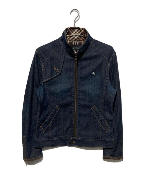 BURBERRY BLACK LABEL（バーバリーブラックレーベル）BURBERRY BLACK LABEL (バーバリーブラックレーベル) デニムスイングトップ インディゴ サイズ:Lの古着・服飾アイテム