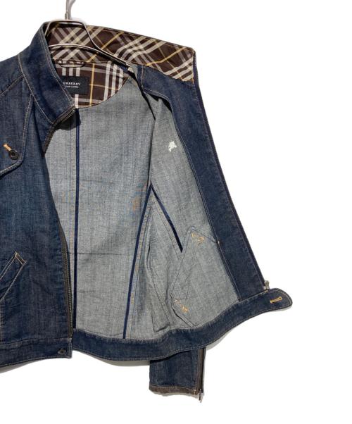 BURBERRY BLACK LABEL（バーバリーブラックレーベル）BURBERRY BLACK LABEL (バーバリーブラックレーベル) デニムスイングトップ インディゴ サイズ:Lの古着・服飾アイテム