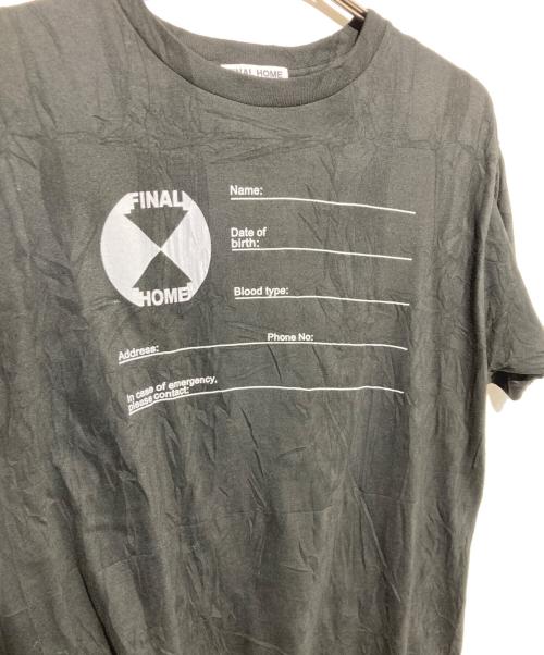 FINAL HOME（ファイナルホーム）FINAL HOME (ファイナルホーム) SURVIVAL Tシャツ ブラック サイズ:Mの古着・服飾アイテム
