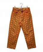 stussyステューシー）の古着「BIG OL JEAN」｜オレンジ