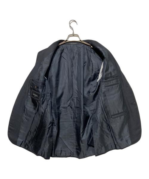 ERMENEGILDO ZEGNA（エルメネジルド・ゼニア）ERMENEGILDO ZEGNA (エルメネジルド・ゼニア) セットアップスーツ ネイビー サイズ:48/Rの古着・服飾アイテム