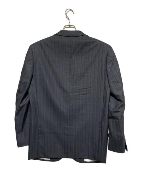ERMENEGILDO ZEGNA（エルメネジルド・ゼニア）ERMENEGILDO ZEGNA (エルメネジルド・ゼニア) セットアップスーツ グレー サイズ:46の古着・服飾アイテム