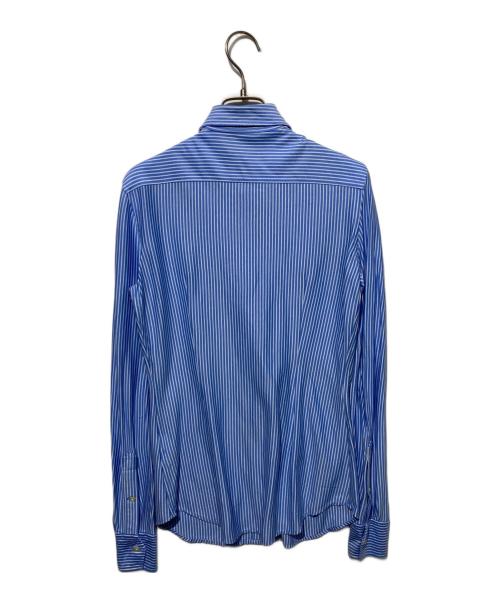 POLO RALPH LAUREN（ポロ・ラルフローレン）POLO RALPH LAUREN (ポロ・ラルフローレン) ストライプシャツ ブルー サイズ:XSの古着・服飾アイテム