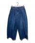 JOURNAL STANDARD LUXE（ジャーナルスタンダード ラックス）の古着「10OZ タックワイドパンツ」｜インディゴ