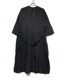 journal standard luxe（ジャーナルスタンダード ラックス）の古着「60リネンワンピース」｜ブラック