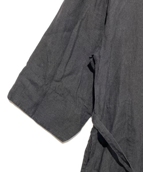 journal standard luxe（ジャーナルスタンダード ラックス）journal standard luxe (ジャーナルスタンダード ラックス) 60リネンワンピース ブラック サイズ:Fの古着・服飾アイテム