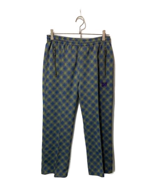 Needles（ニードルズ）Needles (ニードルズ) TRACK PANT - POLY JQ トラックパンツ ブルー×グリーン サイズ:Mの古着・服飾アイテム
