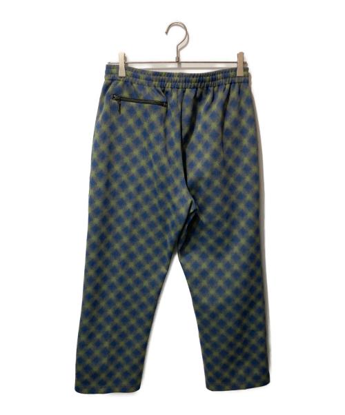 Needles（ニードルズ）Needles (ニードルズ) TRACK PANT - POLY JQ トラックパンツ ブルー×グリーン サイズ:Mの古着・服飾アイテム