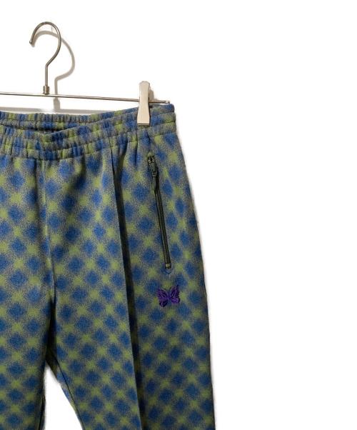 Needles（ニードルズ）Needles (ニードルズ) TRACK PANT - POLY JQ トラックパンツ ブルー×グリーン サイズ:Mの古着・服飾アイテム