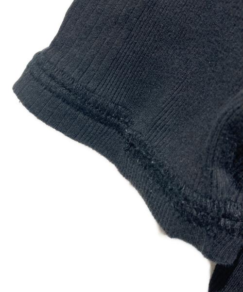 Jean Paul Gaultier homme（ジャンポールゴルチェオム）Jean Paul GAULTIER HOMME (ジャンポールゴルチェオム) リブカットソー ブラック サイズ:48の古着・服飾アイテム