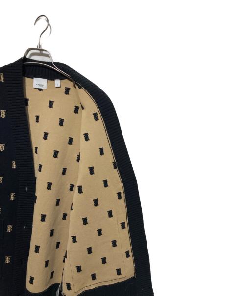 BURBERRY（バーバリー）BURBERRY (バーバリー) PALENA モノグラムカーディガン ブラック サイズ:Sの古着・服飾アイテム