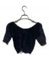 MM6 Maison Margiela (エムエムシックスメゾンマルジェラ) クロップドロゴニット ブラック サイズ:S：17000円