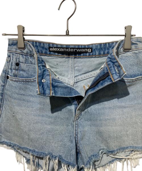 ALEXANDER WANG（アレキサンダー・ワン）ALEXANDER WANG (アレキサンダー・ワン) デニムショーツ ブルー サイズ:26の古着・服飾アイテム