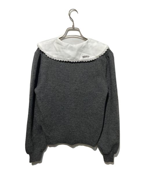 Bibiy.（ビビィ）Bibiy. (ビビィ) ANNABELLE KNIT グレー サイズ:Freeの古着・服飾アイテム