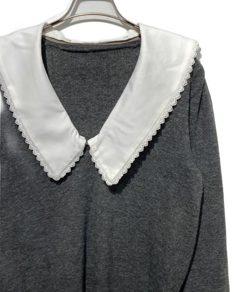 Bibiy.（ビビィ）Bibiy. (ビビィ) ANNABELLE KNIT グレー サイズ:Freeの古着・服飾アイテム