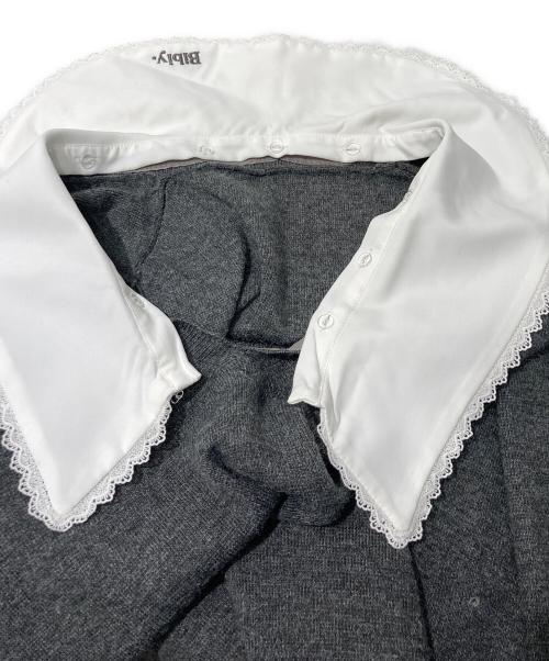 Bibiy.（ビビィ）Bibiy. (ビビィ) ANNABELLE KNIT グレー サイズ:Freeの古着・服飾アイテム