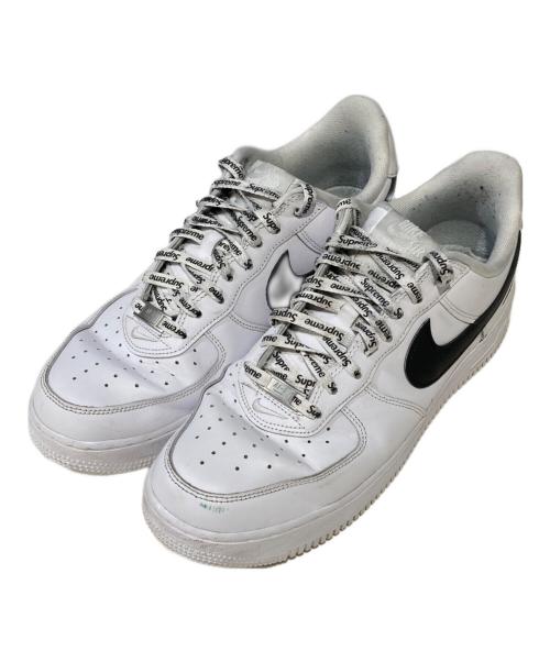 NIKE（ナイキ）NIKE (ナイキ) Supreme (シュプリーム) AIR FORCE1 LOW ローカットスニーカー ホワイト サイズ:28㎝の古着・服飾アイテム