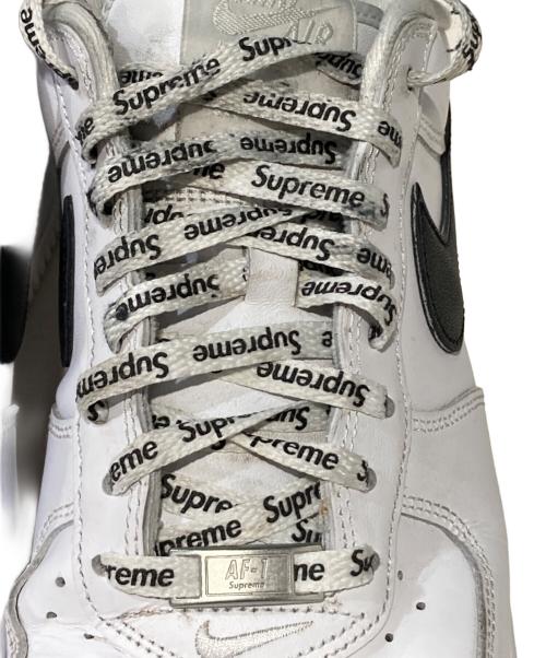 NIKE（ナイキ）NIKE (ナイキ) Supreme (シュプリーム) AIR FORCE1 LOW ローカットスニーカー ホワイト サイズ:28㎝の古着・服飾アイテム