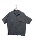 Porter Classicポータークラシック）の古着「SASHIKO STRETCH KEROUAC SHIRT」｜グレー