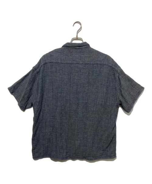 Porter Classic（ポータークラシック）Porter Classic (ポータークラシック) SASHIKO STRETCH KEROUAC SHIRT グレー サイズ:Lの古着・服飾アイテム