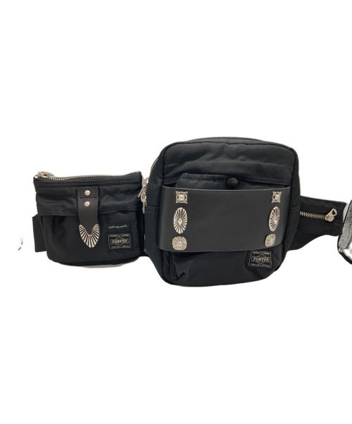 PORTER（ポーター）PORTER (ポーター) TOGA ARCHIVES (トーガアーカイブス) Belt bag ブラックの古着・服飾アイテム