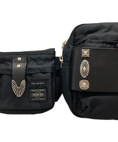 PORTER（ポーター）PORTER (ポーター) TOGA ARCHIVES (トーガアーカイブス) Belt bag ブラックの古着・服飾アイテム