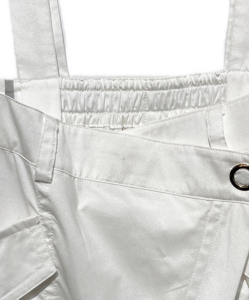 MAISON SPECIAL（メゾンスペシャル）MAISON SPECIAL (メゾンスペシャル) 2way Suspender Parachute Pants ホワイト サイズ:38の古着・服飾アイテム