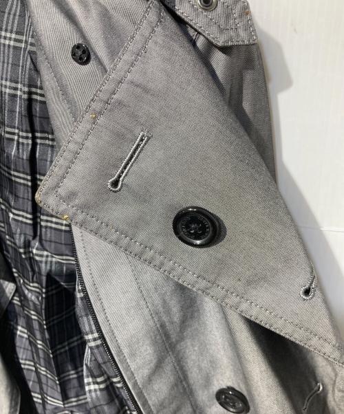 BURBERRY BLACK LABEL（バーバリーブラックレーベル）BURBERRY BLACK LABEL (バーバリーブラックレーベル) トレンチコート グレー サイズ:Sの古着・服飾アイテム