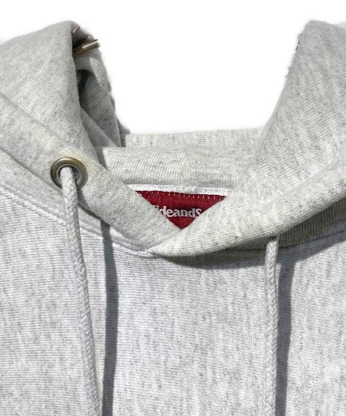 HIDE AND SEEK（ハイドアンドシーク）HIDE AND SEEK (ハイドアンドシーク) The H&S Hooded Sweat Shirt グレー サイズ:ＸＬの古着・服飾アイテム