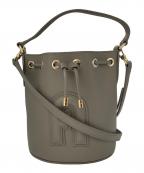 FURLAフルラ）の古着「CLIO ミニ バケットバッグ」｜グレー