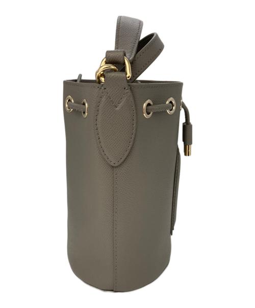 FURLA（フルラ）FURLA (フルラ) CLIO ミニ バケットバッグ グレーの古着・服飾アイテム