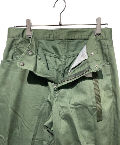 THE NORTHFACE PURPLELABEL（ザ・ノースフェイス パープルレーベル）THE NORTHFACE PURPLELABEL (ザ・ノースフェイス パープルレーベル) Pique Field Pants グリーン サイズ:32の古着・服飾アイテム