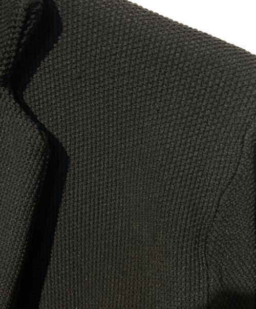Junhashimoto（ジュンハシモト）junhashimoto (ジュンハシモト) ニットジャケット ブラック サイズ:4の古着・服飾アイテム