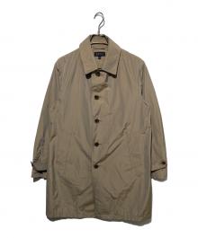 BARNEYS NEWYORK（バーニーズ・ニューヨーク）の古着「撥水ステンカラーコート」｜ベージュ