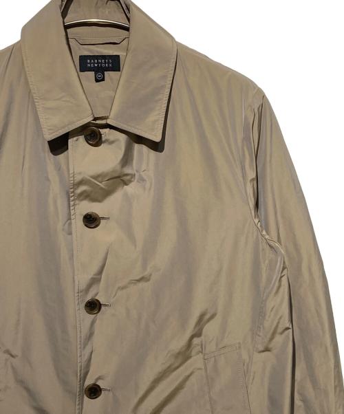 BARNEYS NEWYORK（バーニーズ・ニューヨーク）BARNEYS NEWYORK (バーニーズ・ニューヨーク) 撥水ステンカラーコート ベージュ サイズ:44の古着・服飾アイテム