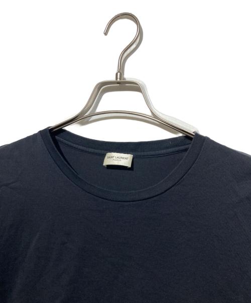 Saint Laurent Paris（サンローランパリ）Saint Laurent Paris (サンローランパリ) ロゴ半袖Tシャツ ブラック サイズ:Lの古着・服飾アイテム