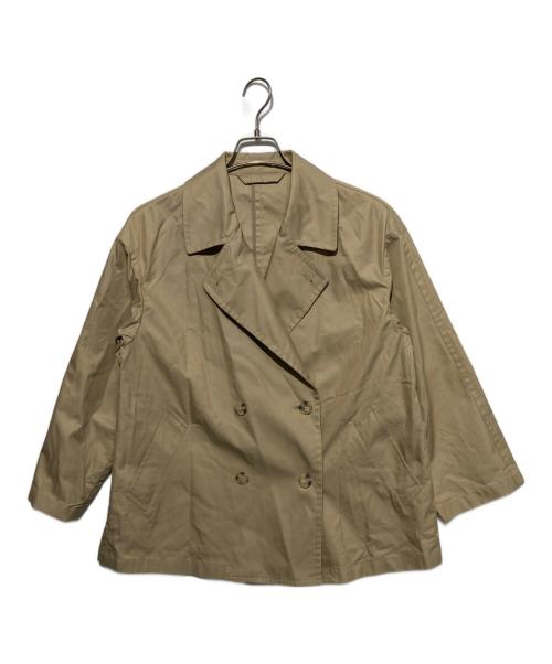 JOURNAL STANDARD relume（ジャーナルスタンダード レリューム）JOURNAL STANDARD relume (ジャーナルスタンダード レリューム) ハーフトレンチコート ベージュ サイズ:36の古着・服飾アイテム