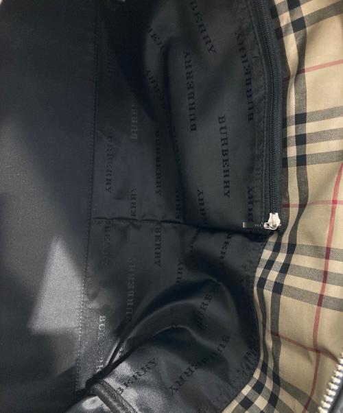 BURBERRY（バーバリー）BURBERRY (バーバリー) ミニボストンバッグ ブラックの古着・服飾アイテム