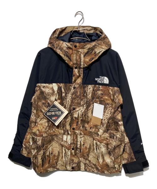 THE NORTH FACE（ザ ノース フェイス）THE NORTH FACE (ザ ノース フェイス) Novelty Mountain Light Jacket ブラウン×ブラック サイズ:Mの古着・服飾アイテム