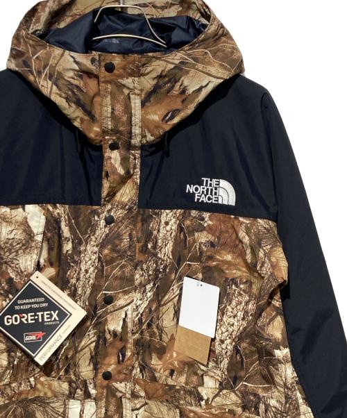 THE NORTH FACE（ザ ノース フェイス）THE NORTH FACE (ザ ノース フェイス) Novelty Mountain Light Jacket ブラウン×ブラック サイズ:Mの古着・服飾アイテム