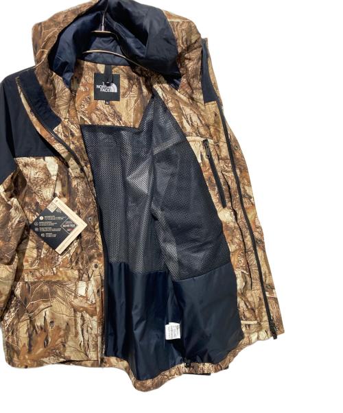 THE NORTH FACE（ザ ノース フェイス）THE NORTH FACE (ザ ノース フェイス) Novelty Mountain Light Jacket ブラウン×ブラック サイズ:Mの古着・服飾アイテム