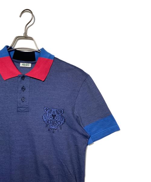 KENZO（ケンゾー）KENZO (ケンゾー) ポロシャツ ブルー サイズ:Sの古着・服飾アイテム
