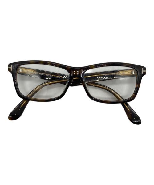 TOM FORD（トムフォード）TOM FORD (トムフォード) アイウェア ブラウン サイズ:55□13-145の古着・服飾アイテム