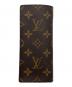 LOUIS VUITTON (ルイ ヴィトン) ス エテュイ 眼鏡ケース ブラウン：10000円