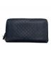 GUCCI (グッチ) ラウンドファスナーウォレット ネイビー：15000円
