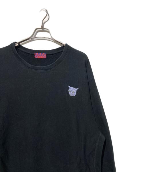 BUDSPOOL（バッズプール）budspool (バッズプール) クルーネックスウェット ブラック サイズ:XXLの古着・服飾アイテム