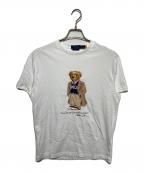 POLO RALPH LAURENポロ・ラルフローレン）の古着「クラシックフィットPoloベアジャージーTシャツ」｜ホワイト