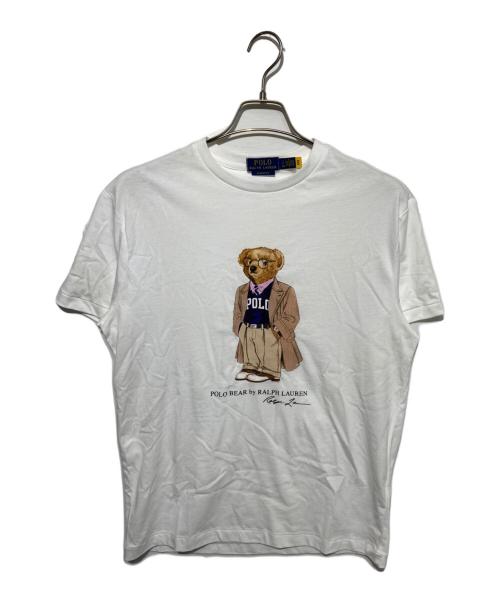 POLO RALPH LAUREN（ポロ・ラルフローレン）POLO RALPH LAUREN (ポロ・ラルフローレン) クラシックフィットPoloベアジャージーTシャツ ホワイト サイズ:Sの古着・服飾アイテム