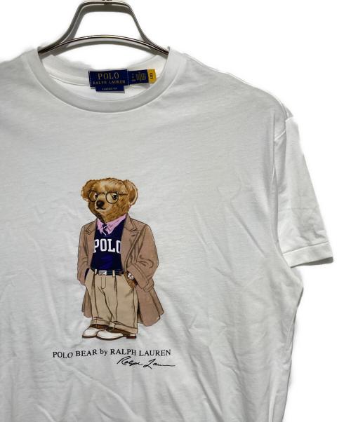 POLO RALPH LAUREN（ポロ・ラルフローレン）POLO RALPH LAUREN (ポロ・ラルフローレン) クラシックフィットPoloベアジャージーTシャツ ホワイト サイズ:Sの古着・服飾アイテム