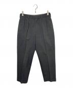 BROWN by 2-tacsブラウンバイツータックス）の古着「2-TACS WIDE SLACKS」｜グレー